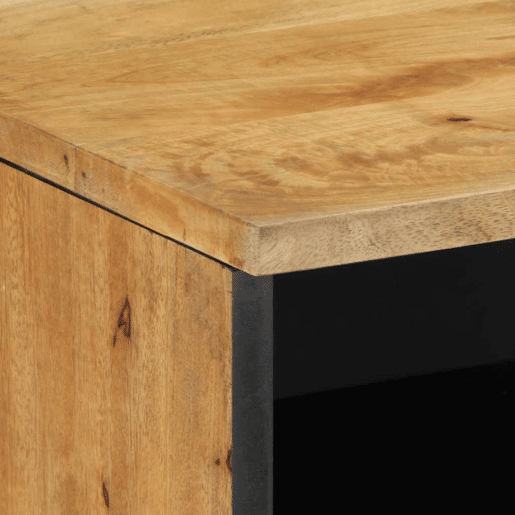 Móvel de TV - Modulo de TV - Armário de TV 100x33x46 cm madeira de mangueira maciça castanho