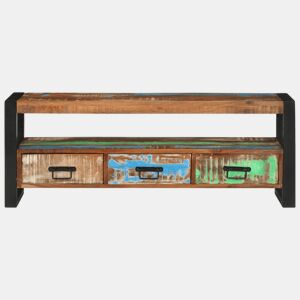 Móvel de TV - Modulo de TV - Armário de TV 120x30x45 cm madeira recuperada maciça