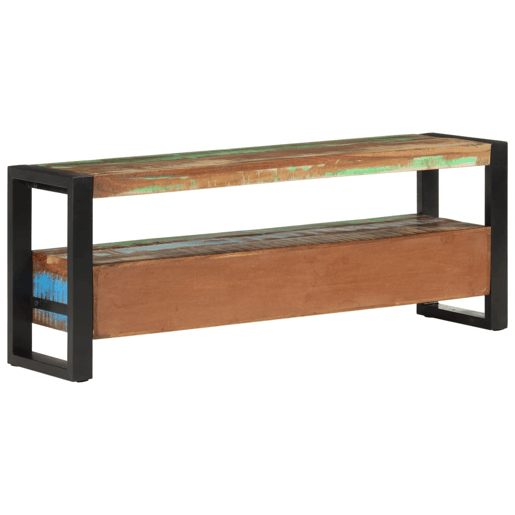 Móvel de TV - Modulo de TV - Armário de TV 120x30x45 cm madeira recuperada maciça