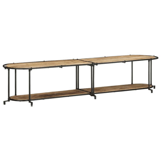Móvel de TV - Modulo de TV - Armário de TV 200x42x40 cm madeira de mangueira áspera maciça