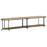 Móvel de TV - Modulo de TV - Armário de TV 200x42x40 cm madeira de mangueira áspera maciça