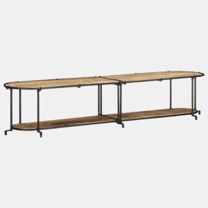 Móvel de TV - Modulo de TV - Armário de TV 200x42x40 cm madeira de mangueira áspera maciça