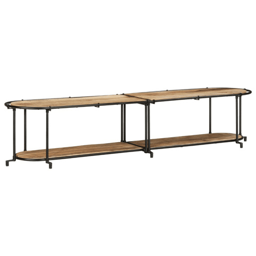 Móvel de TV - Modulo de TV - Armário de TV 200x42x40 cm madeira de mangueira áspera maciça