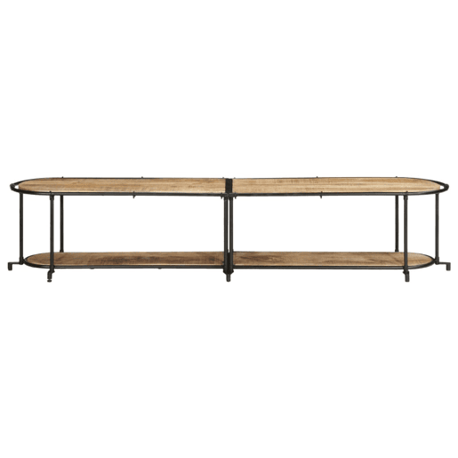 Móvel de TV - Modulo de TV - Armário de TV 200x42x40 cm madeira de mangueira áspera maciça