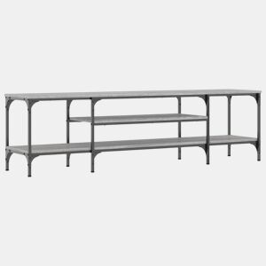 Móvel de TV - Modulo de TV - Armário de TV 161x35x45cm derivados de madeiraferro cinza sonoma