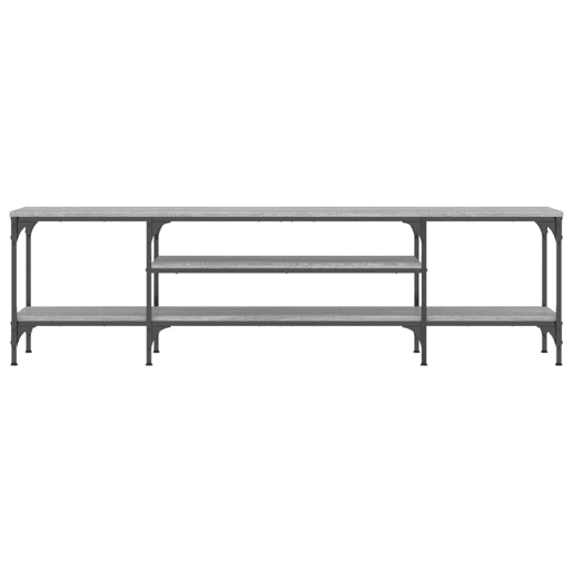 Móvel de TV - Modulo de TV - Armário de TV 161x35x45cm derivados de madeiraferro cinza sonoma