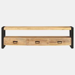 Móvel de TV - Modulo de TV - Armário de TV 150x30x45 cm madeira de mangueira maciça