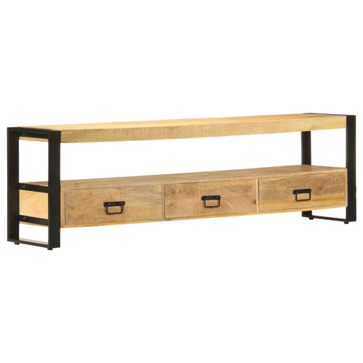 Móvel de TV - Modulo de TV - Armário de TV 150x30x45 cm madeira de mangueira maciça