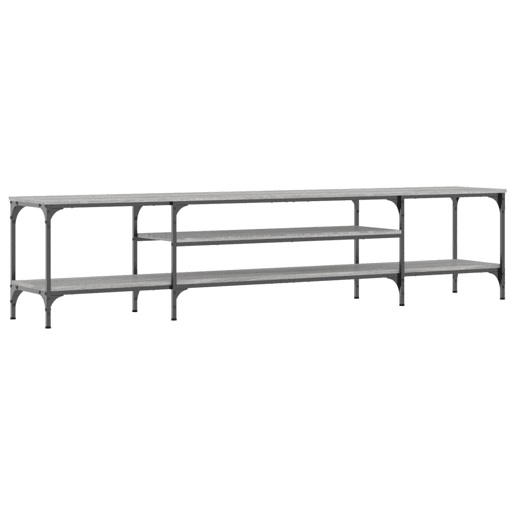 Móvel TV - Modulo de TV - Armário de TV 201x35x45cm derivados de madeiraferro cinzento sonoma