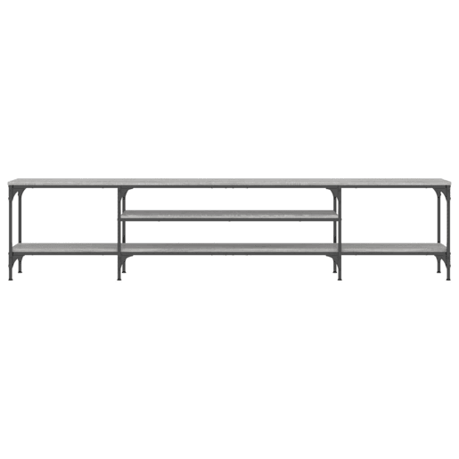 Móvel TV - Modulo de TV - Armário de TV 201x35x45cm derivados de madeiraferro cinzento sonoma