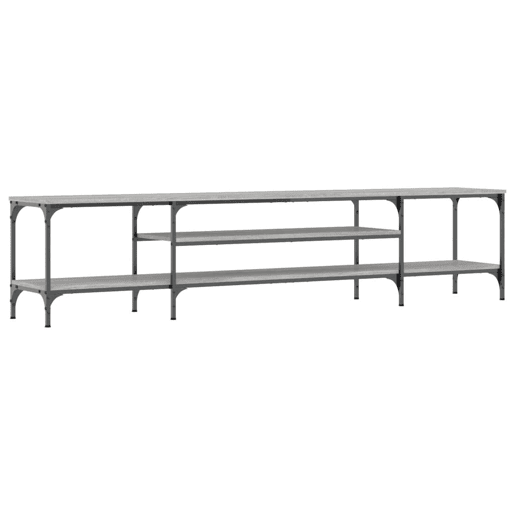 Móvel TV - Modulo de TV - Armário de TV 201x35x45cm derivados de madeiraferro cinzento sonoma