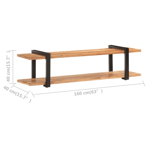 Móvel de TV - Modulo de TV - Armário de TV 160x40x40 cm madeira de acácia maciça