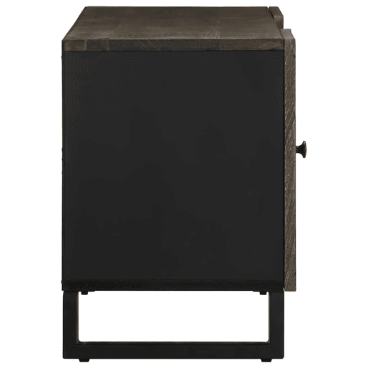 Móvel de TV - Modulo de TV - Armário de TV 105x33x46 cm madeira de mangueira maciça preto