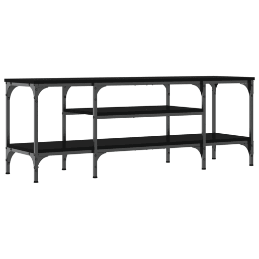 Móvel de TV - Modulo de TV - Armário de TV 121x35x45 cm derivados de madeiraferro preto