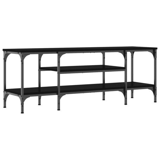 Móvel de TV - Modulo de TV - Armário de TV 121x35x45 cm derivados de madeiraferro preto