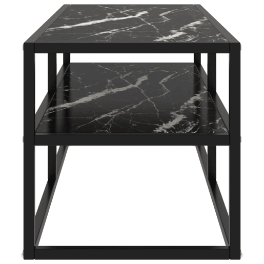 Móvel de TV - Modulo de TV - Armário de TV 100x40x40 cm vidro mármore preto Móvel de TV - Modulo de TV - Armário de TV 100x40x40 cm vidro mármore preto