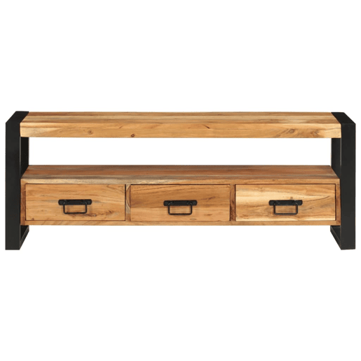 Móvel de TV - Modulo de TV - Armário de TV 120x30x45 cm madeira de acácia maciça Móvel de TV - Modulo de TV - Armário de TV 120x30x45 cm madeira de acácia maciça