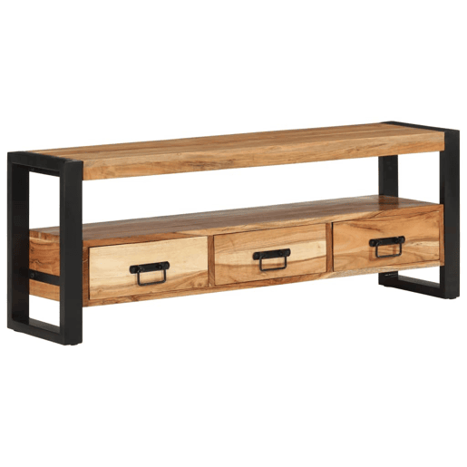 Móvel de TV - Modulo de TV - Armário de TV 120x30x45 cm madeira de acácia maciça Móvel de TV - Modulo de TV - Armário de TV 120x30x45 cm madeira de acácia maciça