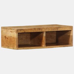 Armário de TV - Móvel de TV para parede 60x30x19 cm mangueira áspera maciça