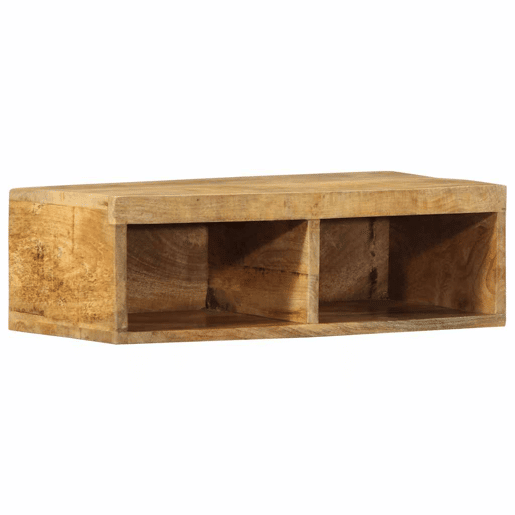 Armário de TV - Móvel de TV para parede 60x30x19 cm mangueira áspera maciça Armário de TV - Móvel de TV para parede 60x30x19 cm mangueira áspera maciça