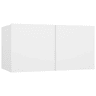 Móvel de TV - Modulo de TV - Armário de TV para parede 60x30x30 cm branco