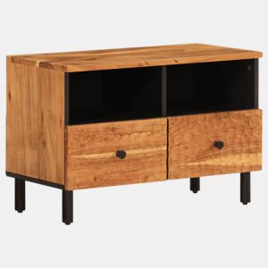 Móvel de TV - Modulo de TV - Armário de TV 70x33x46 cm madeira de acácia maciça