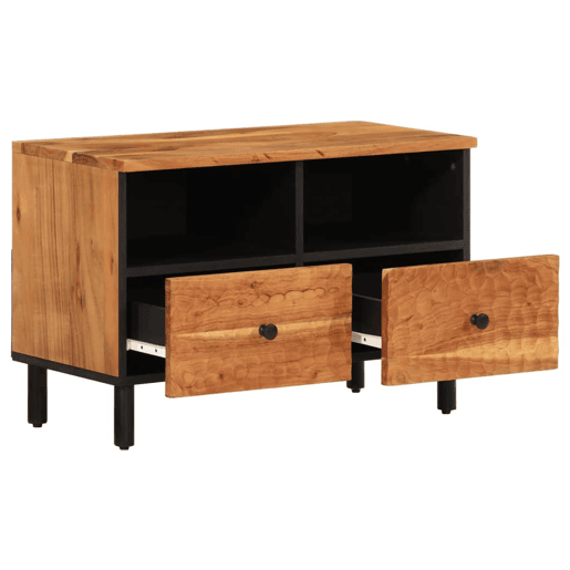 Móvel de TV - Modulo de TV - Armário de TV 70x33x46 cm madeira de acácia maciça
