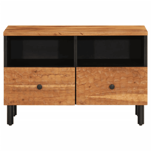 Móvel de TV - Modulo de TV - Armário de TV 70x33x46 cm madeira de acácia maciça