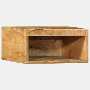 Armário de TV - Móvel de TV para parede 40x30x19 cm mangueira áspera maciça