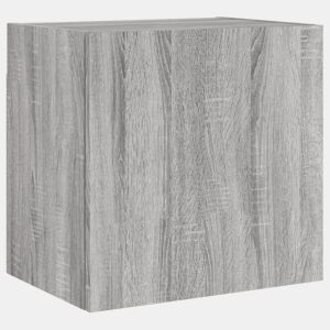 Móveis parede TV - Armários de TV - Módulos de TV 40,5x30x40 cm derivados de madeira cinza sonoma