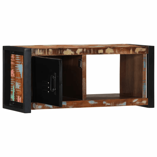 Armário TV - Móvel de TV 80x30x35 cm Madeira maciça recuperada Armário TV - Móvel de TV 80x30x35 cm Madeira maciça recuperada