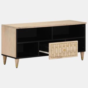 Móvel de TV - Modulo de TV - Armário de TV 100x33x46 cm madeira de mangueira maciça
