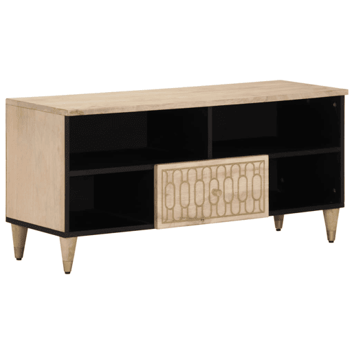Móvel de TV - Modulo de TV - Armário de TV 100x33x46 cm madeira de mangueira maciça