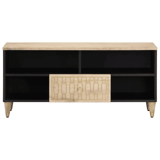 Móvel de TV - Modulo de TV - Armário de TV 100x33x46 cm madeira de mangueira maciça