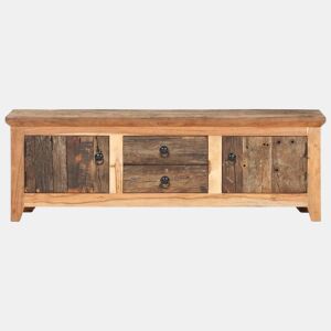 Móvel de TV - Modulo de TV - Armário de TV 120x30x40 cm madeira acácia e recuperada maciças