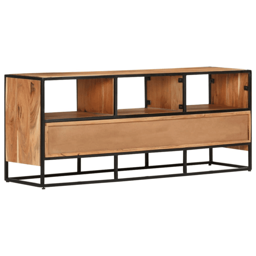 Móvel de TV - Modulo de TV - Armário de TV 110x30x45 cm madeira de acácia maciça