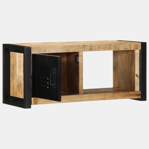 Móvel de TV - Modulo de TV - Armário de TV 80x30x35 cm madeira mangueira áspera maciça