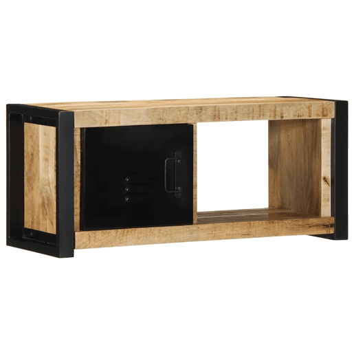 Móvel de TV - Modulo de TV - Armário de TV 80x30x35 cm madeira mangueira áspera maciça