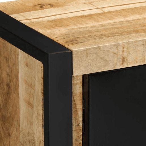 Móvel de TV - Modulo de TV - Armário de TV 80x30x35 cm madeira mangueira áspera maciça