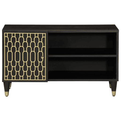 Móvel de TV - Modulo de TV - Armário de TV 80x31,5x46 cm madeira de mangueira maciça