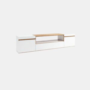 Móvel TV de parede Kavos Blanco - Roble Nude 203 x 45 x 34,6 cm