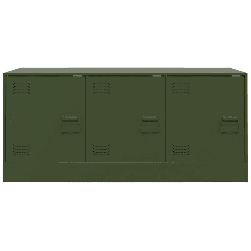 Móvel de TV - Modulo de TV - Armário de TV 99x39x44 aço verde azeitona
