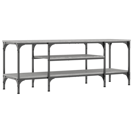 Móvel TV - Modulo de TV - Armário de TV 121x35x45cm derivados de madeiraferro cinzento sonoma