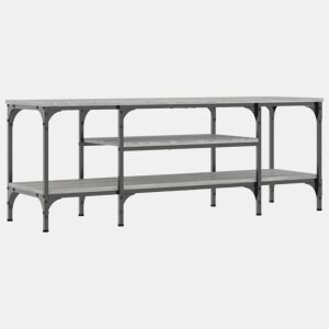 Móvel TV - Modulo de TV - Armário de TV 121x35x45cm derivados de madeiraferro cinzento sonoma