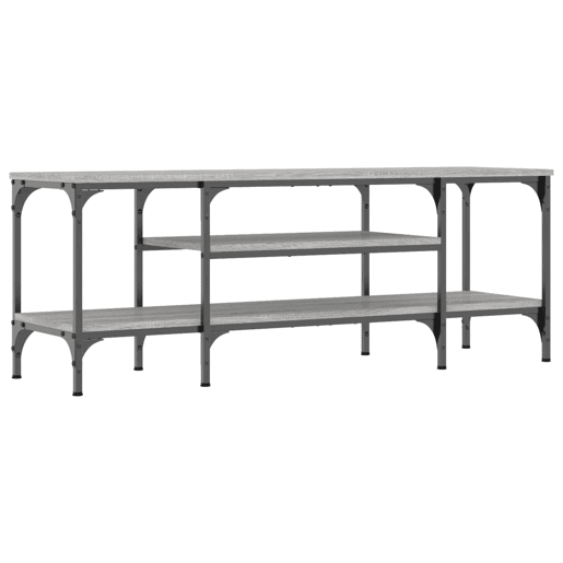 Móvel TV - Modulo de TV - Armário de TV 121x35x45cm derivados de madeiraferro cinzento sonoma