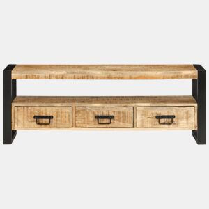 Móvel de TV - Modulo de TV - Armário de TV 120x30x45 cm madeira de mangueira maciça
