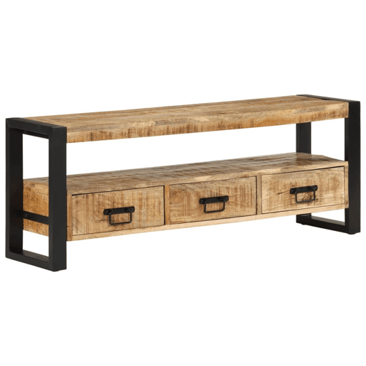 Móvel de TV - Modulo de TV - Armário de TV 120x30x45 cm madeira de mangueira maciça