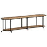 Móvel de TV - Modulo de TV - Armário de TV 160x42x40 cm madeira de mangueira áspera maciça
