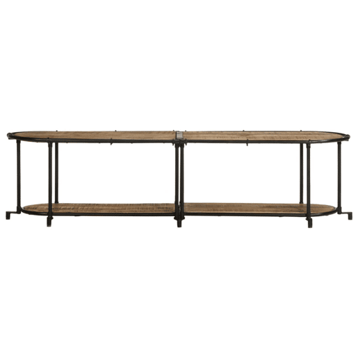 Móvel de TV - Modulo de TV - Armário de TV 160x42x40 cm madeira de mangueira áspera maciça
