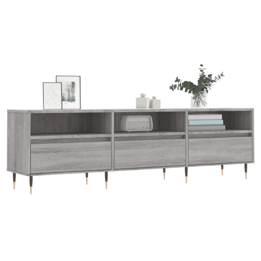 Móvel de TV - Modulo de TV - Armário de TV 150x30x44,5 cm derivados de madeira cinzento sonoma